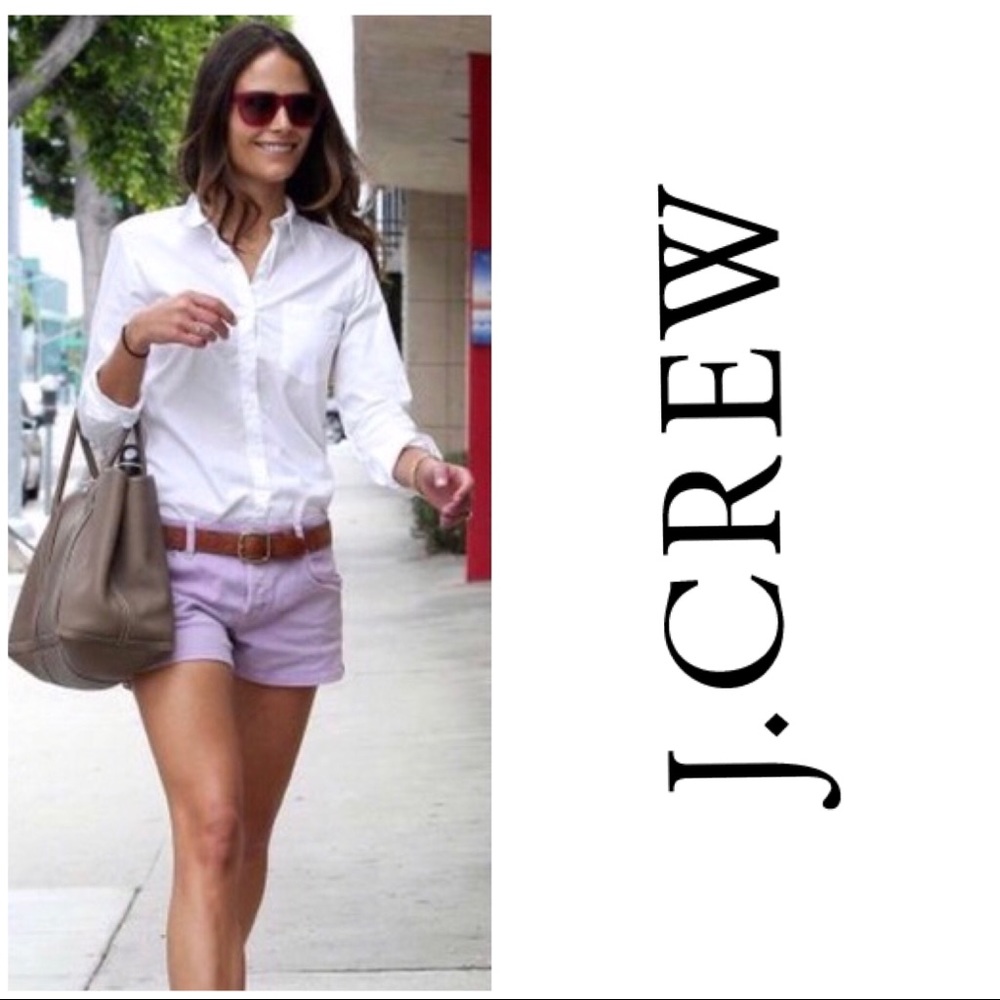 J.Crew • 4” Lavender Chino Shorts